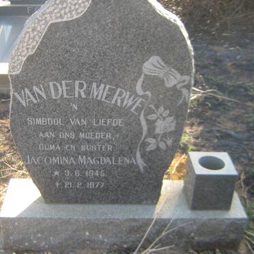 MERWE Jacomina Magdalena, van der 1945-1977