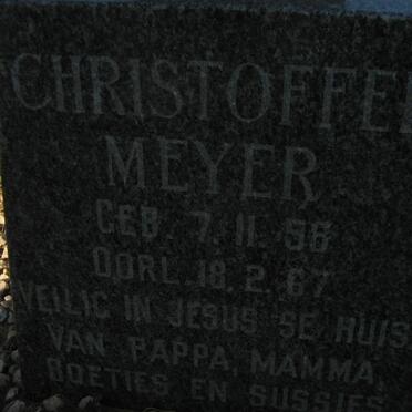 MEYER Christoffel 1958-1967