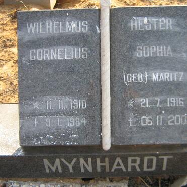 MYNHARDT Wilhelmus Cornelius 1910-1984 &amp; Hester Sophia MARITZ 1916-2002