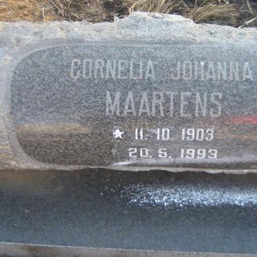 MAARTENS Christoffel Cornelius 1898-1979 &amp; Cornelia Johanna 1903-1993