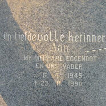 MARAIS Jan Hendrik 1945-1990