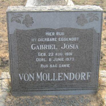 MOLLENDORF Gabriel Josia, von 1901-1973
