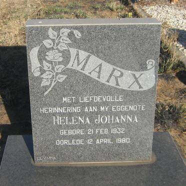 MARX Helena Johanna 1932-1980