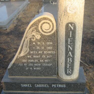 NIENABER Sarel Gabriel Petrus 1934-1982