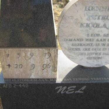 NEL Henning Petrus Nicolajus 1979-1996