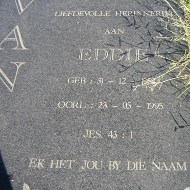 NIEKERK Eddie, van 1952-1995