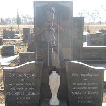 NIENABER Gerhardus Jacobus 1910-1988 &amp; Maria Catharina 1913-1983
