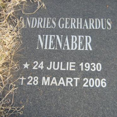 NIENABER Andries Gerhardus 1930-2006