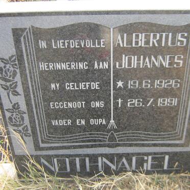 NOTHNAGEL Albertus Johannes 1926-1991