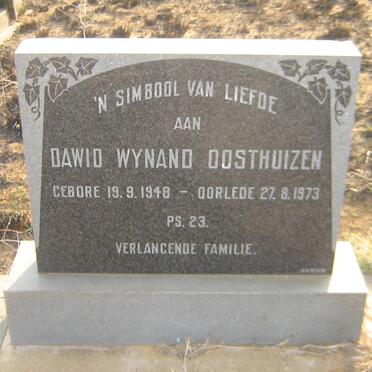 OOSTHUIZEN Dawid Wynand 1948-1973