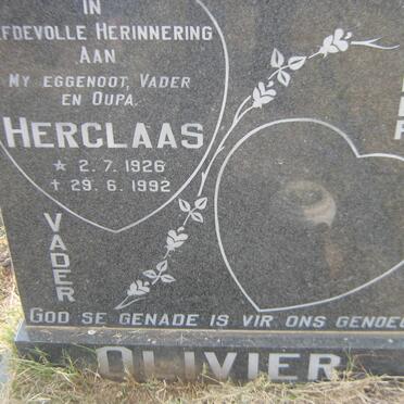 OLIVIER Herclaas 1926-1992