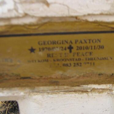 PAXTON Georgina 1970-2010