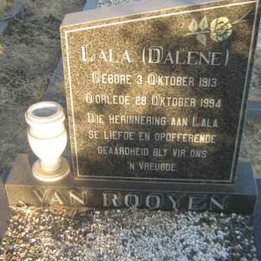 ROOYEN Dalene, van 1913-1994