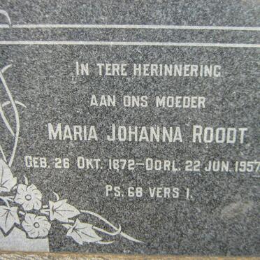ROODT Maria Johanna 1872-1957