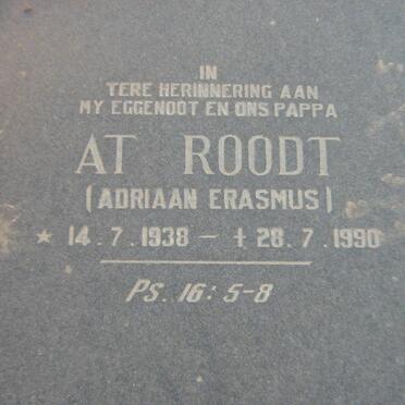 ROODT Adriaan Erasmus 1938-1990
