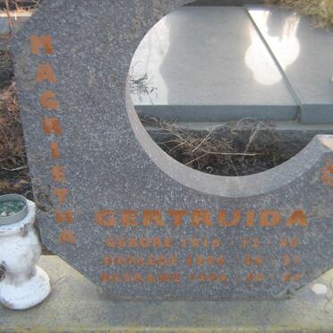 RENSBURG Magrietha Gertruida, van 1916-1996