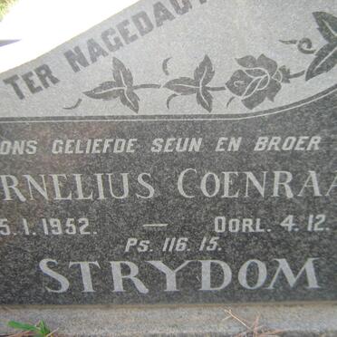 STRYDOM Cornelius Coenraad 1952-1964
