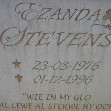 STEVENS Ezanda 1976-1996