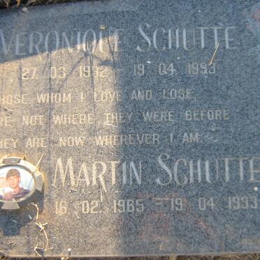 SCHUTTE Martin 1965-1993 :: SCHUTTE Veronique 1992-1993