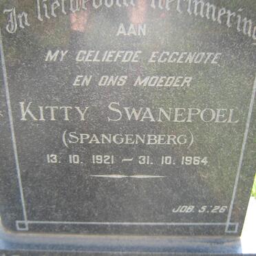 SWANEPOEL Kitty nee SPANGENBERG 1921-1964