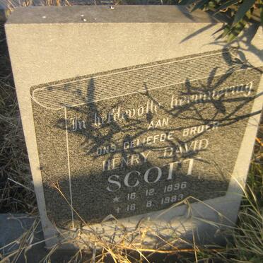 SCOTT Henry David 1996-1983