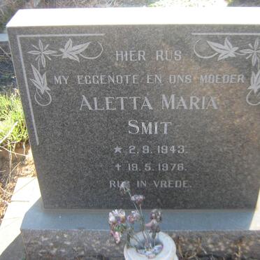 SMIT Aletta Maria 1943-1976