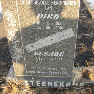STEENEKAMP Dirk 1924-2001 &amp; Elsabé 1925-