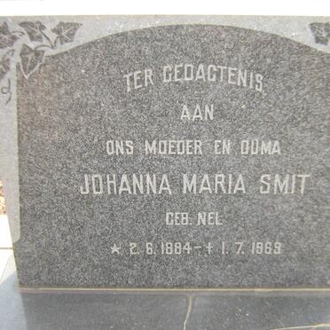 SMIT Johanna Maria nee NEL 1884-1969