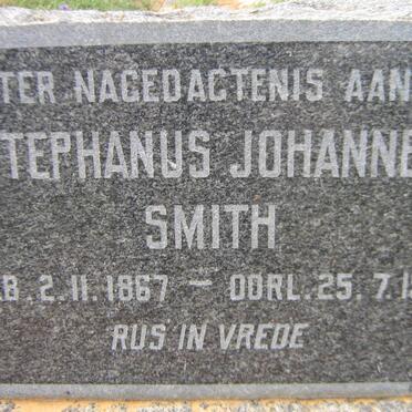 SMITH Stephanus Johannes 1867-1960