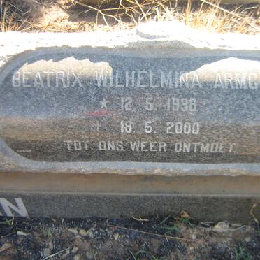 SAAIMAN Gerthardus 1935-1979 &amp; Beatrix Wilhelmina Armgard 1938-2000