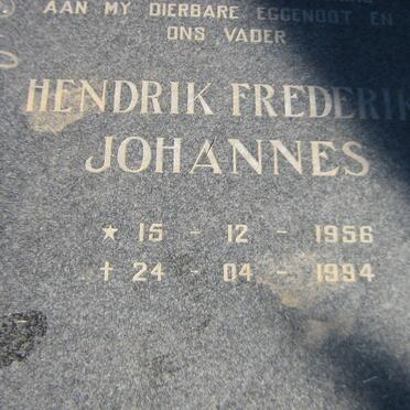STRAUSS Hendrik Frederik Johannes 1956-1994