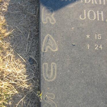 STRAUSS Hendrik Frederik Johannes 1956-1994