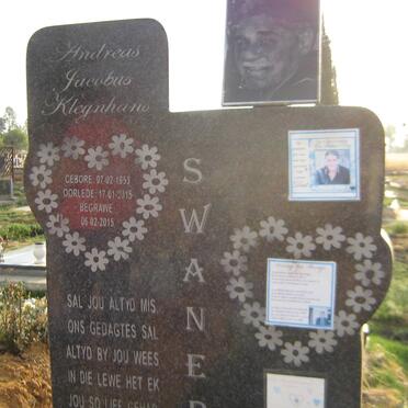SWANEPOEL Andreas Jacobus Kleynhans 1953-2015