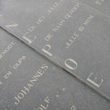 SWANEPOEL Daniél Johannes Rudolf 1922-1991 &amp; Ferdinanda Johanna 1922-2006