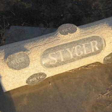 STYGER Koop de Vries 1922-1984 &amp; Thelma Oiletta 1922-1996