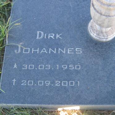 SCHALKWYK Dirk Johannes, van 1950-2001