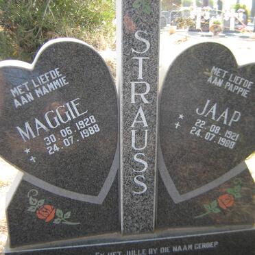 STRAUSS Jaap 1921-1988 &amp; Maggie 1928-1988