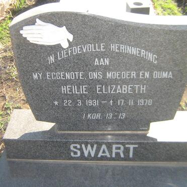 SWART Heilie Elizabeth 1931-1978