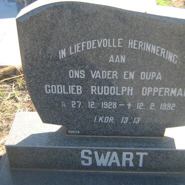 SWART Godlieb Rudolph Opperman 1928-1992