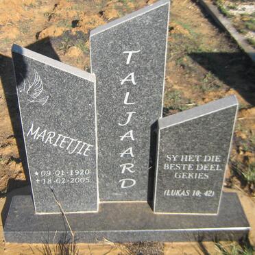 TALJAARD Marietjie 1920-2005