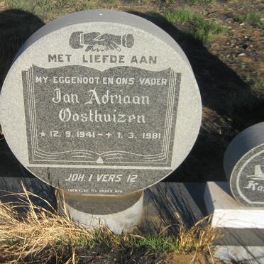 TOIT Jan Adriaan Oosthuizen, du 1941-1981 &amp; Maria Magdalena 1944-