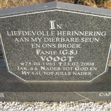 VOOGT G.S. 1961-2008