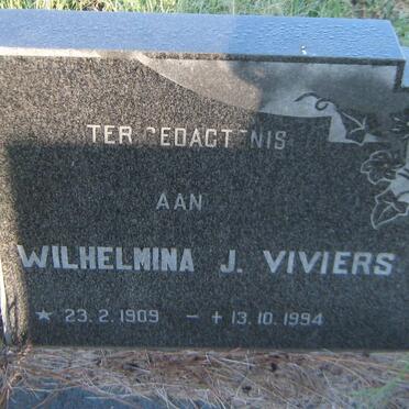 VIVIERS Wilhelmina J. 1909-1994
