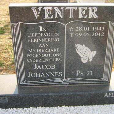 VENTER Jacob Johannes 1943-2012