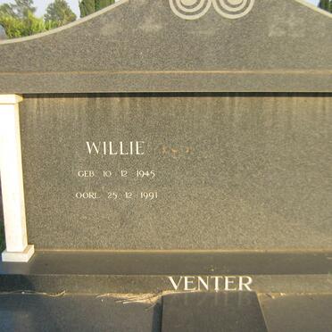 VENTER Willie 1945-1991
