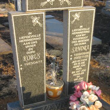VENTER Kobus 1953- &amp; Sandra 1959-2002