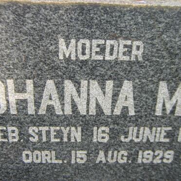 VENTER Jan Hercules 1867-1940 &amp; Johanna M.S. STEYN 1871-1929