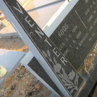 VENTER Koos 1918-1989 &amp; Anna 1916-1982