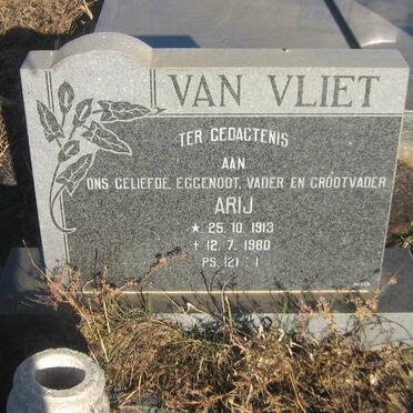VLIET Arij, van 1919-1980