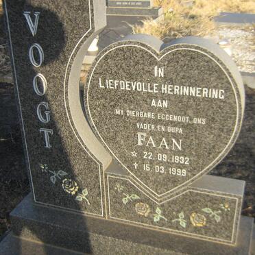 VOOGT Faan 1932-1999